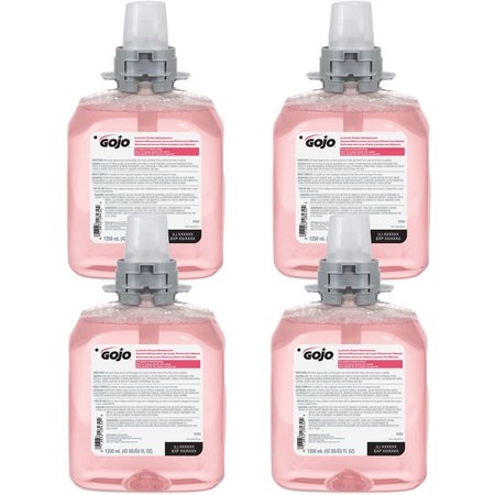 GOJO 42.3 fl oz (1250 mL) FMX-12 Refill Cranberry Luxury Foam Handwash 4 PK GOJ516104CT